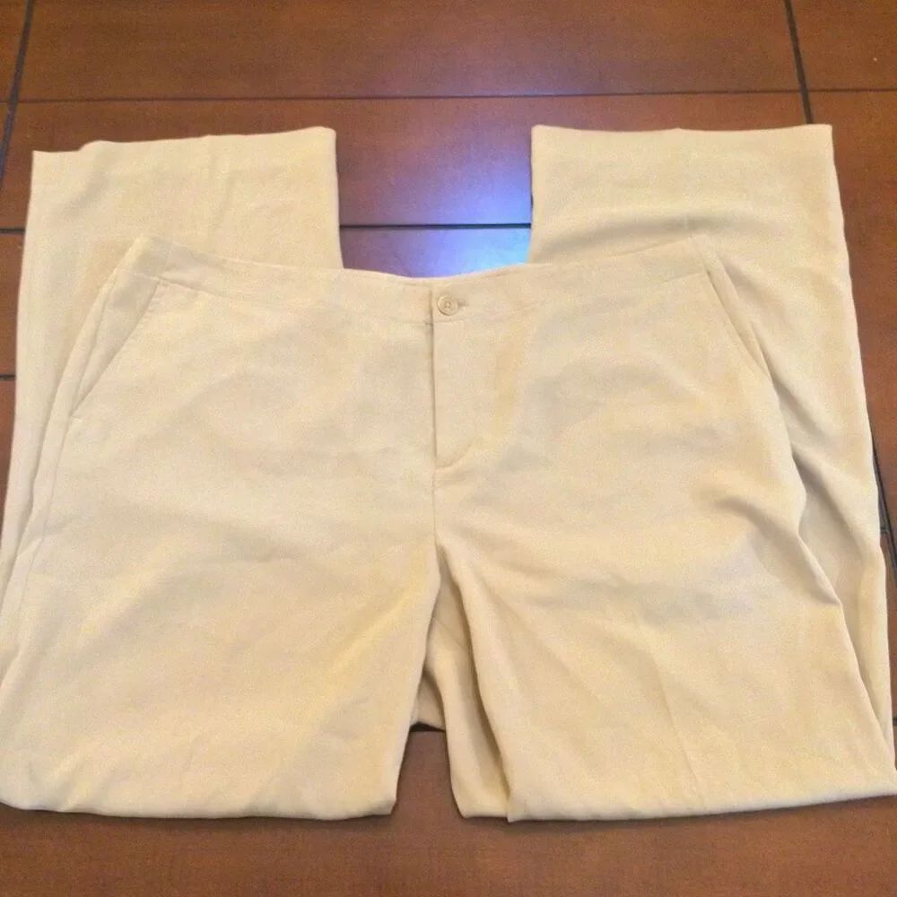Ralph Lauren tan wide leg Green label pants 18w - Picture 2 of 10